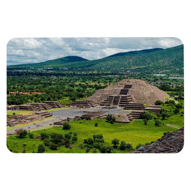 Imán Magnet Flexible de Teotihuacan (Horizontal)
