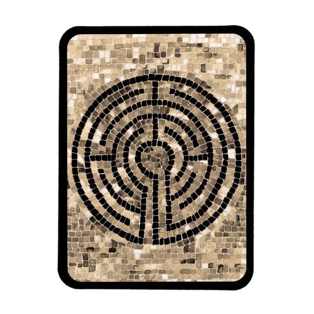 Imán Magnet flexible LABYRINTH V 3x4 - Negro (Vertical)