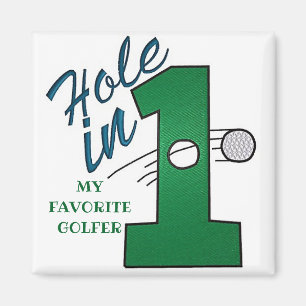 IMÁN MAGNET FOR FAV GOLFER DICE "HOLE IN ONE"