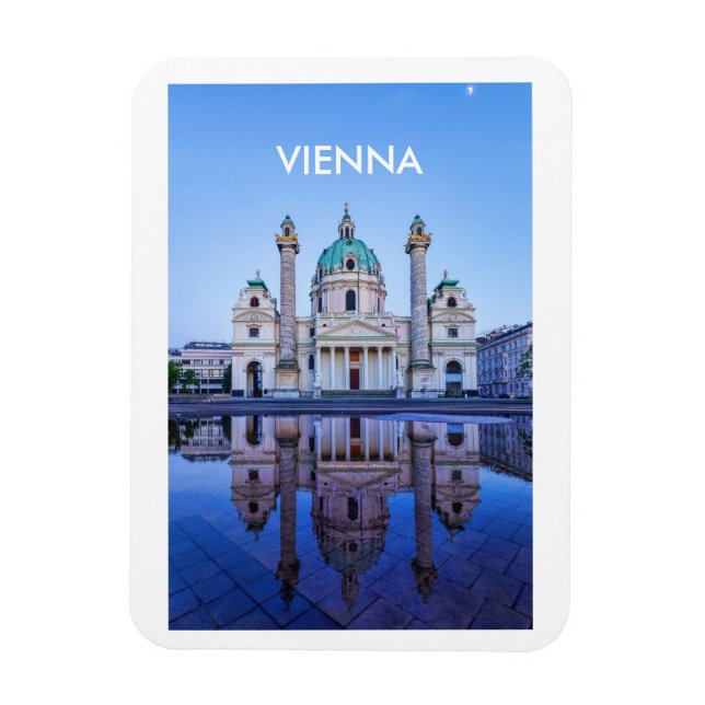 Imán Magnet fotográfico con Viena (Vertical)