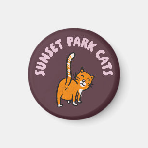 Imán Magnet: Gatos del Parque del Sol (Lil Pete)