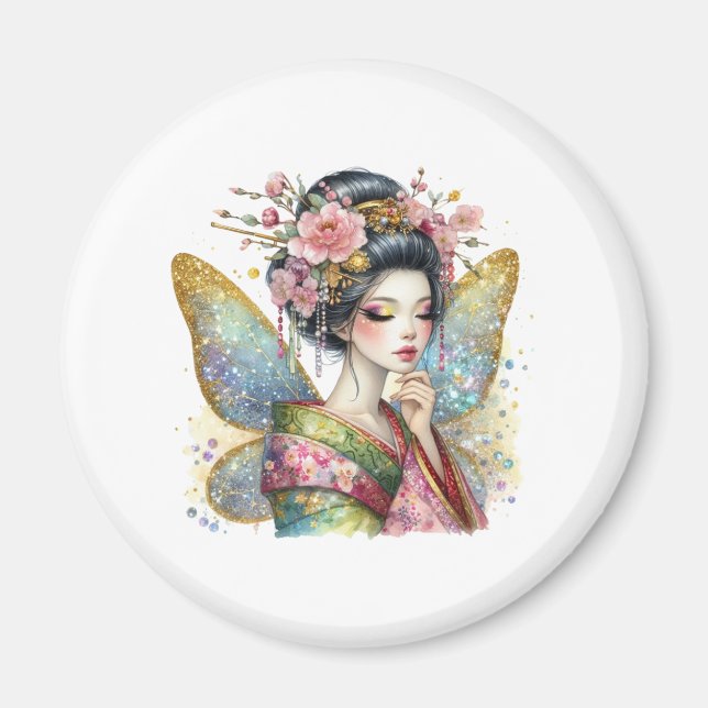Imán magnet geisha  (Frente)