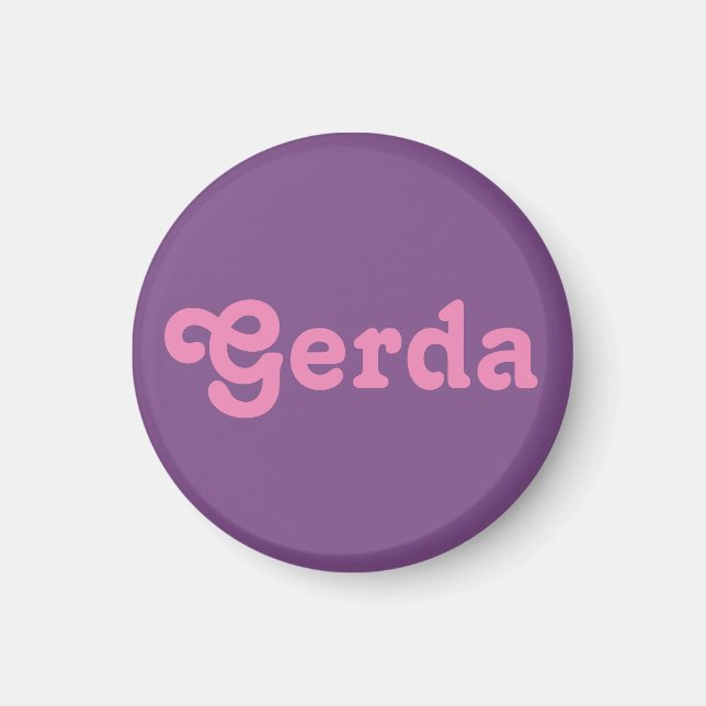 Imán Magnet Gerda (Frente)