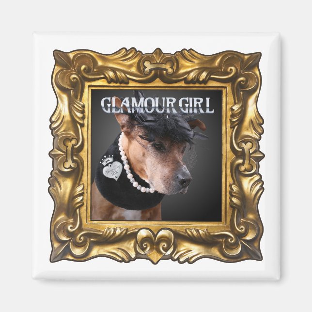 Imán Magnet "Glamour Chica" para mejorar su refrigerado (Frente)