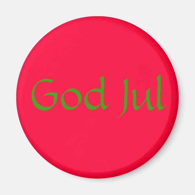 Imán Magnet God Jul (Frente)