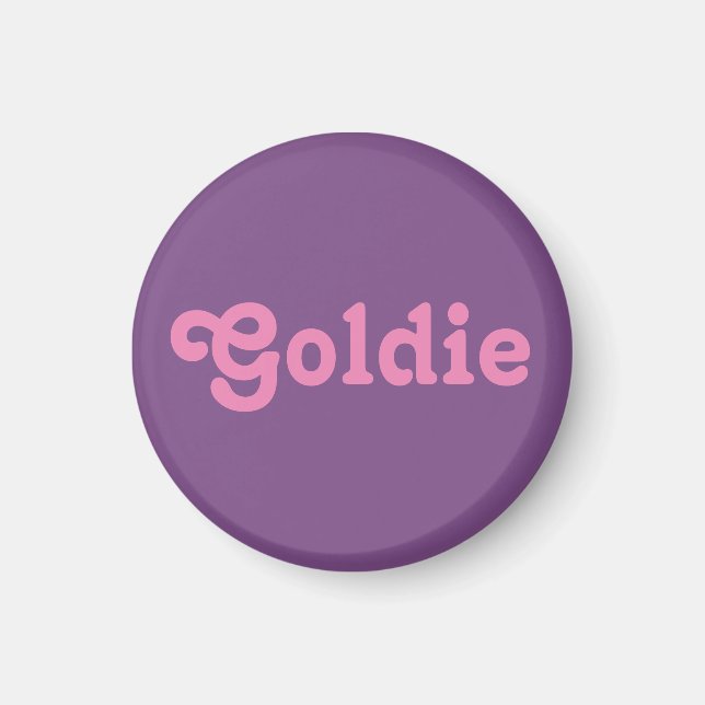 Imán Magnet Goldie (Frente)