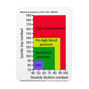 IMÁN MAGNET GRÁFICO DE PRESIÓN ARTERIAL