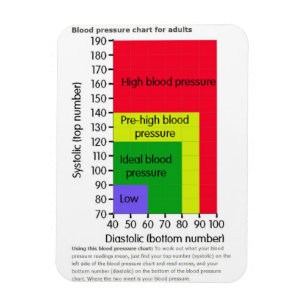 IMÁN MAGNET GRÁFICO DE PRESIÓN SANGUÍNEA
