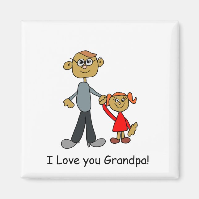 Imán Magnet Grandpa_Art (Personalizar) (Frente)