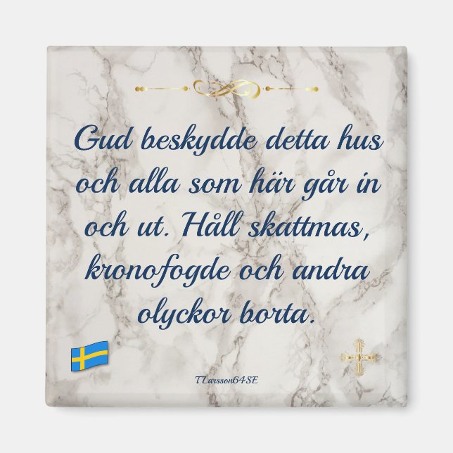 Imán Magnet — Gud beskydde (Frente)