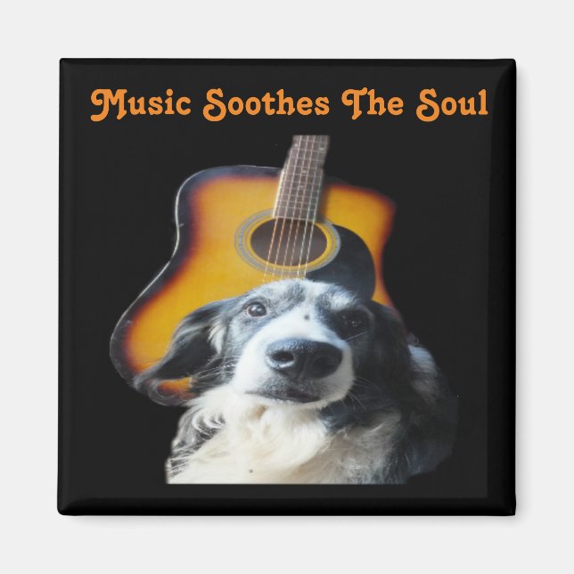 Imán Magnet Guitar Dog (Frente)