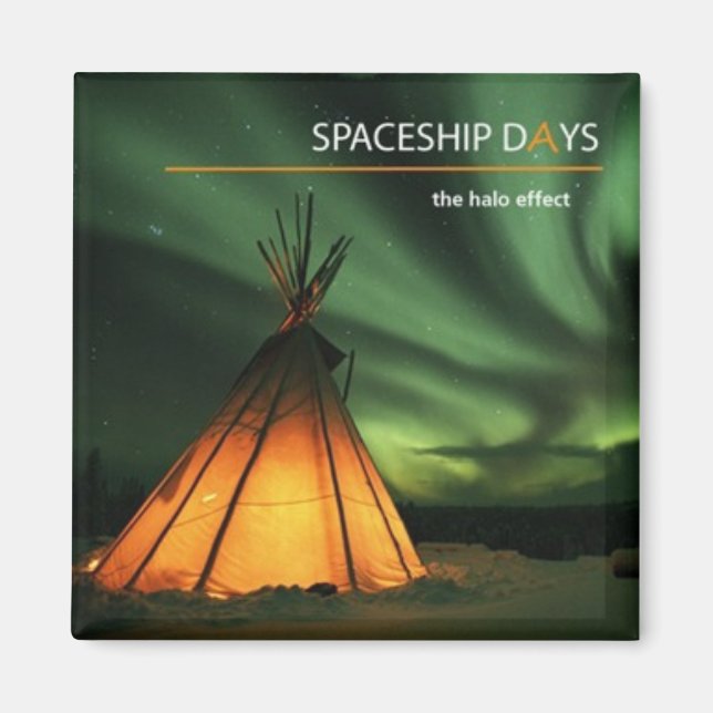 Imán Magnet (halo) de los días de la nave espacial (Frente)