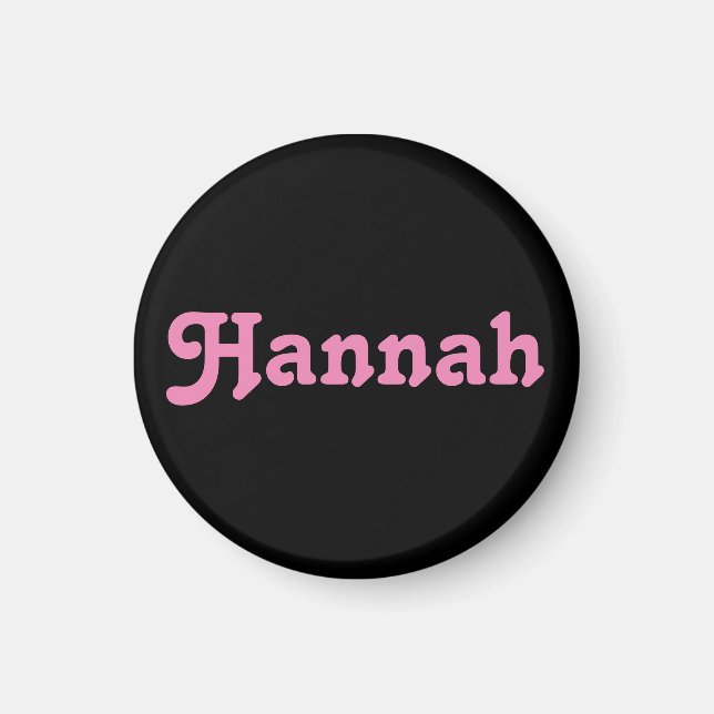 Imán Magnet Hannah (Frente)