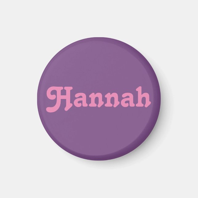 Imán Magnet Hannah (Frente)
