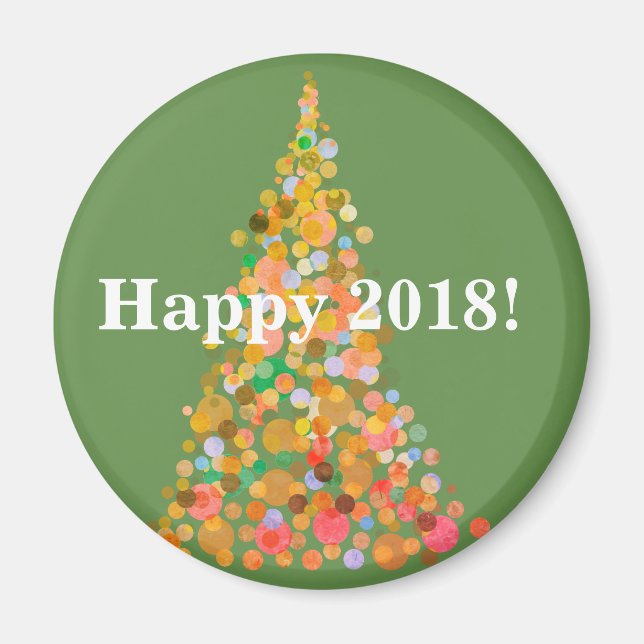 Imán Magnet Happy 2018 (Frente)