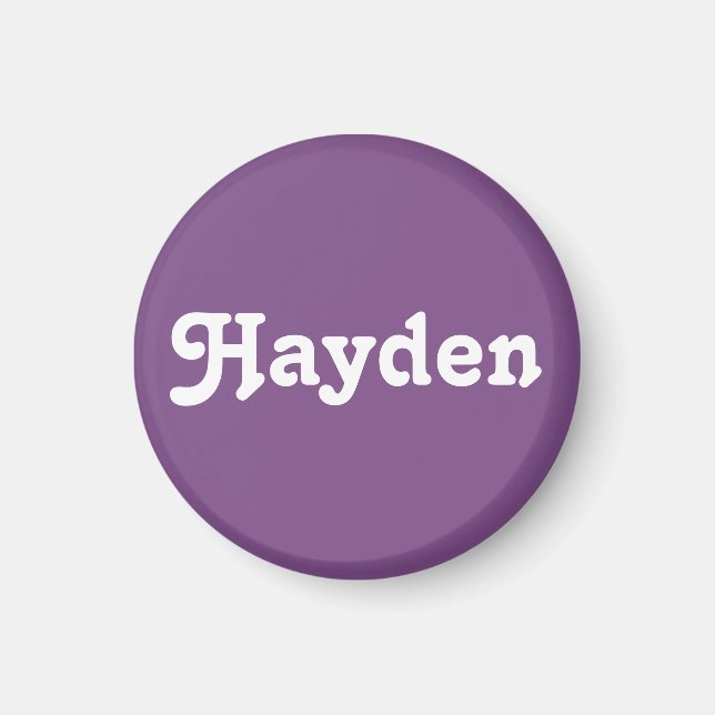 Imán Magnet Hayden (Frente)
