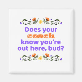 Imán Magnet hockey gift does coach know