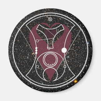 Imán Magnet: "¡Hola, cariño!" Corazones y estrellas