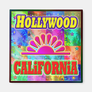 Imán Magnet Hollywood Sun & Palms