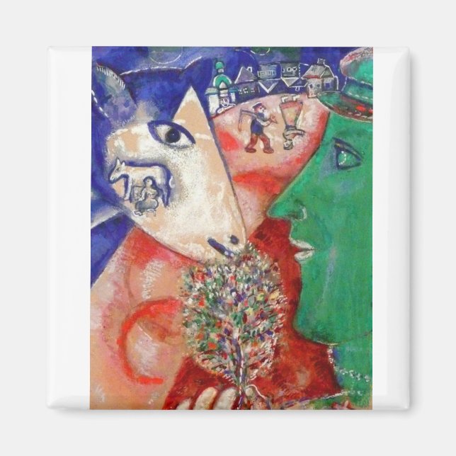 Imán Magnet, I and the Village, Chagall (Frente)