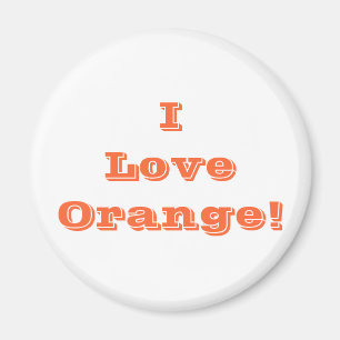 Imán Magnet I Love Naranja