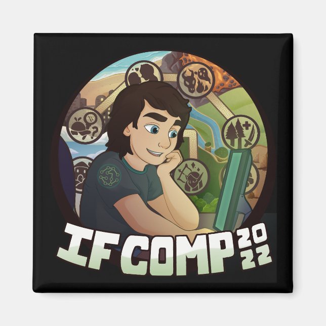 Imán Magnet IFComp 2022 (Frente)