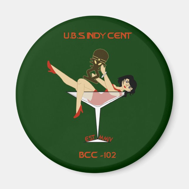 Imán Magnet Indycent de Estados Unidos (Frente)