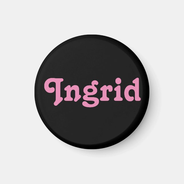 Imán Magnet Ingrid (Frente)