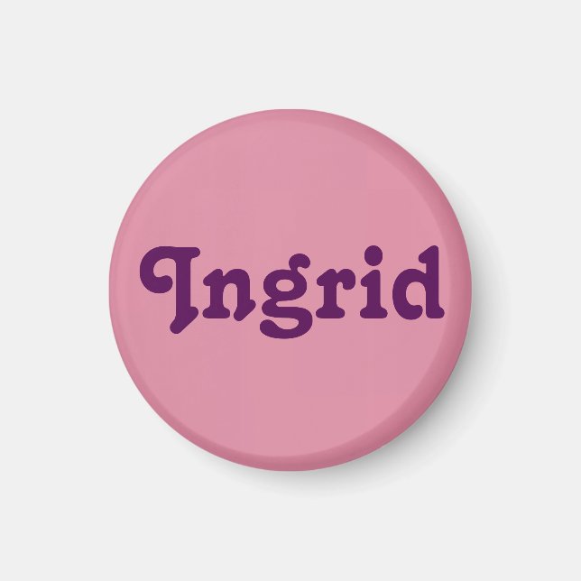 Imán Magnet Ingrid (Frente)