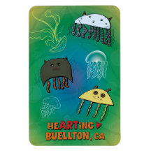 Magnet - Jellies Everywhere - Buellton.Art