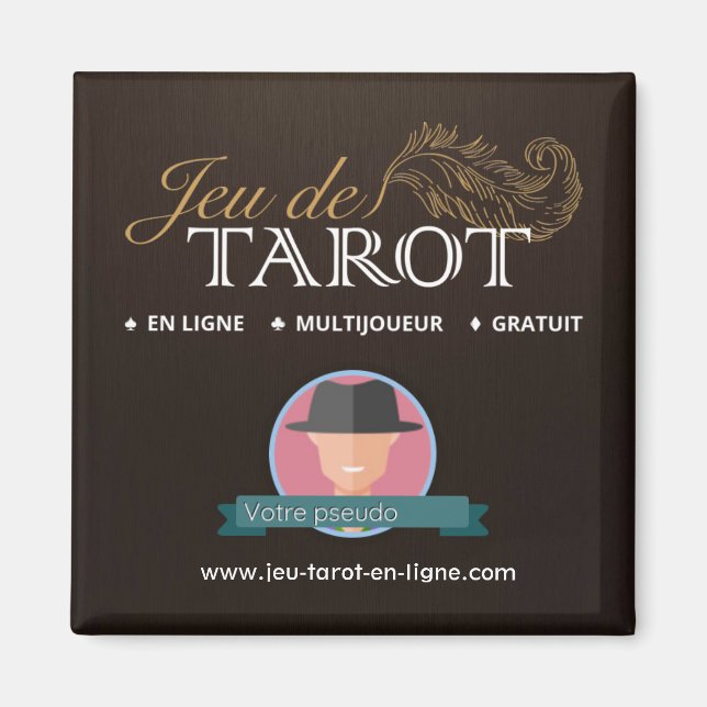 Imán Magnet jeu de tarot (Frente)