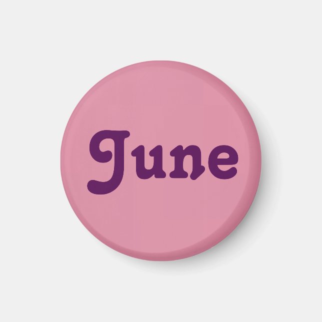 Imán Magnet June (Frente)