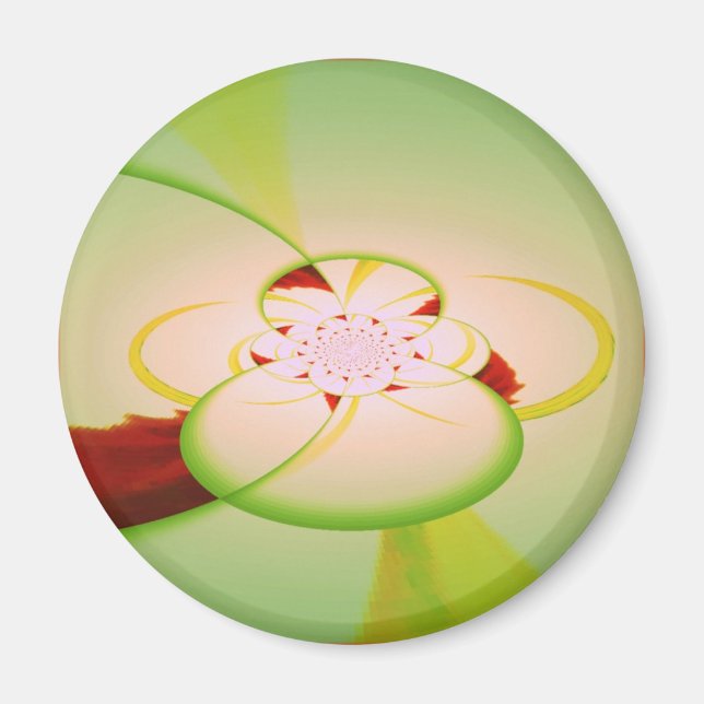 Imán Magnet Kaleidoscope - Diseño abstracto (Frente)