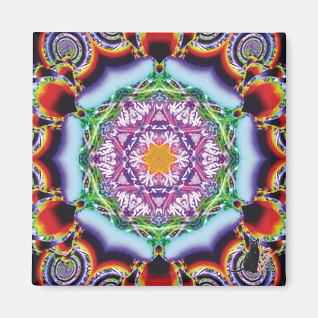Imán Magnet Kaleidoscope Zionesque (Frente)