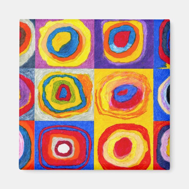 Imán Magnet Kandisnky Circles (Frente)