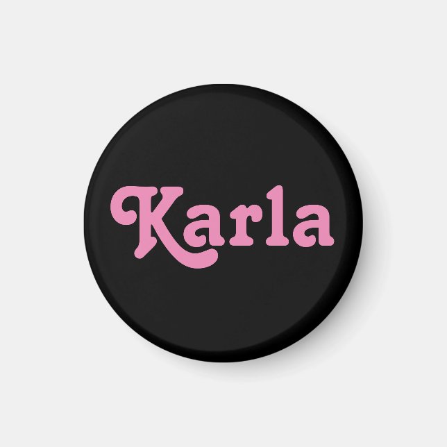 Imán Magnet Karla (Frente)
