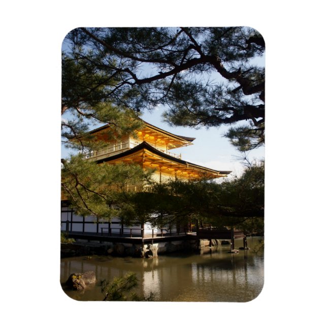 Imán Magnet Kinkakuji (El Pabellón Dorado) (Vertical)