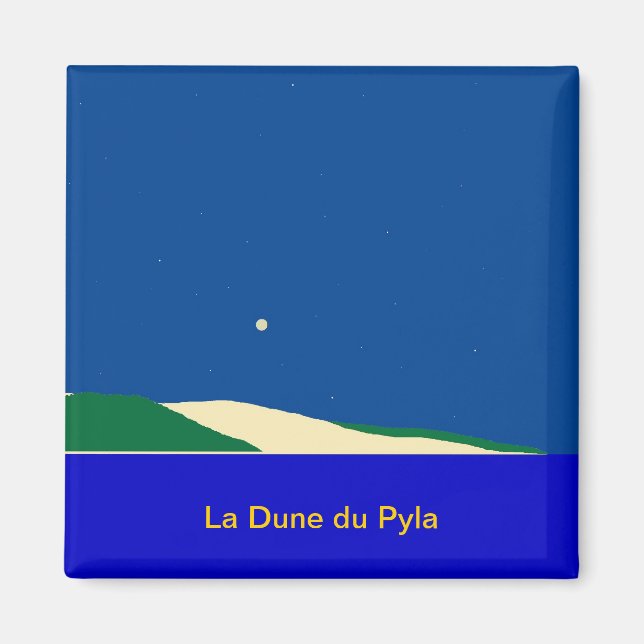 Imán Magnet "La Dune du Pyla" (Frente)