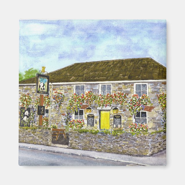 Imán Magnet 'Lanivet Inn' (Frente)