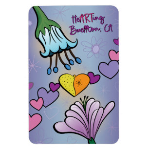 Imán Magnet - Las flores del ARTing - Buellton.Art