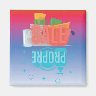 Imán Magnet lave-vaisselle en français "Propre-Sale"