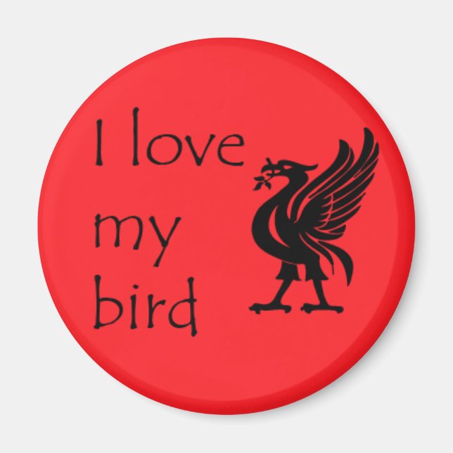 Imán Magnet - Liverpool Liverbird (Frente)