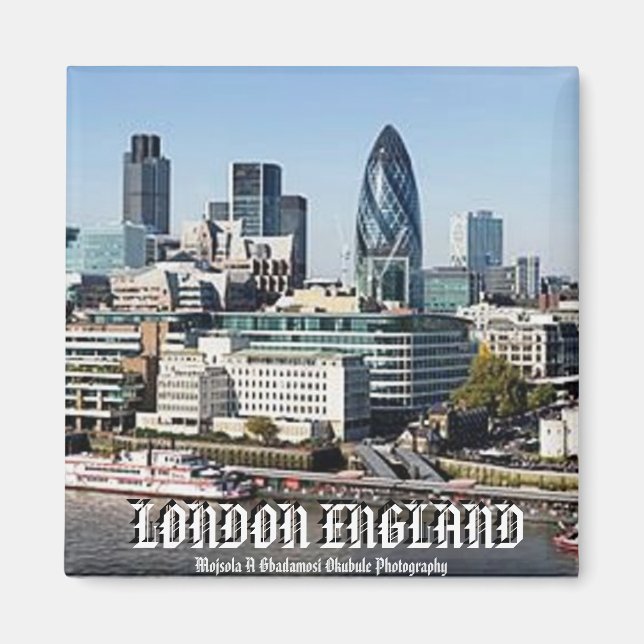Imán Magnet LONDRES Por Mojisola A Gbadamosi Okubule (Frente)
