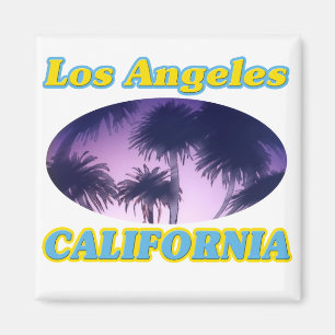 Imán Magnet "Los Angeles California Palm Trees"