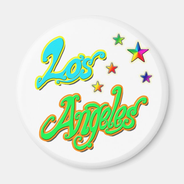 Imán Magnet "Los Angeles Star 2" (Frente)