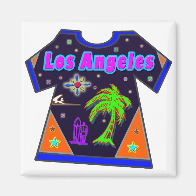Imán Magnet "Los Angeles Vivid 2" (Frente)