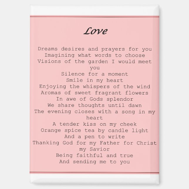 Imán magnet- "Love" (Anverso)