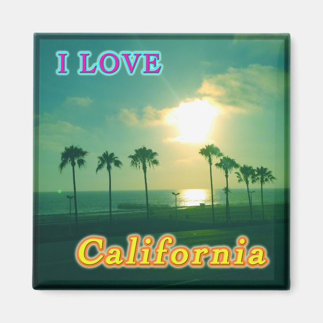 Imán Magnet "Lovely California 1" (Frente)