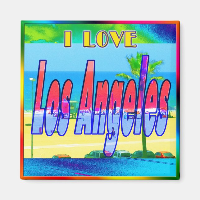 Imán Magnet "Lovely Los Angeles 2" (Frente)