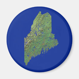 Imán Magnet Maine Map